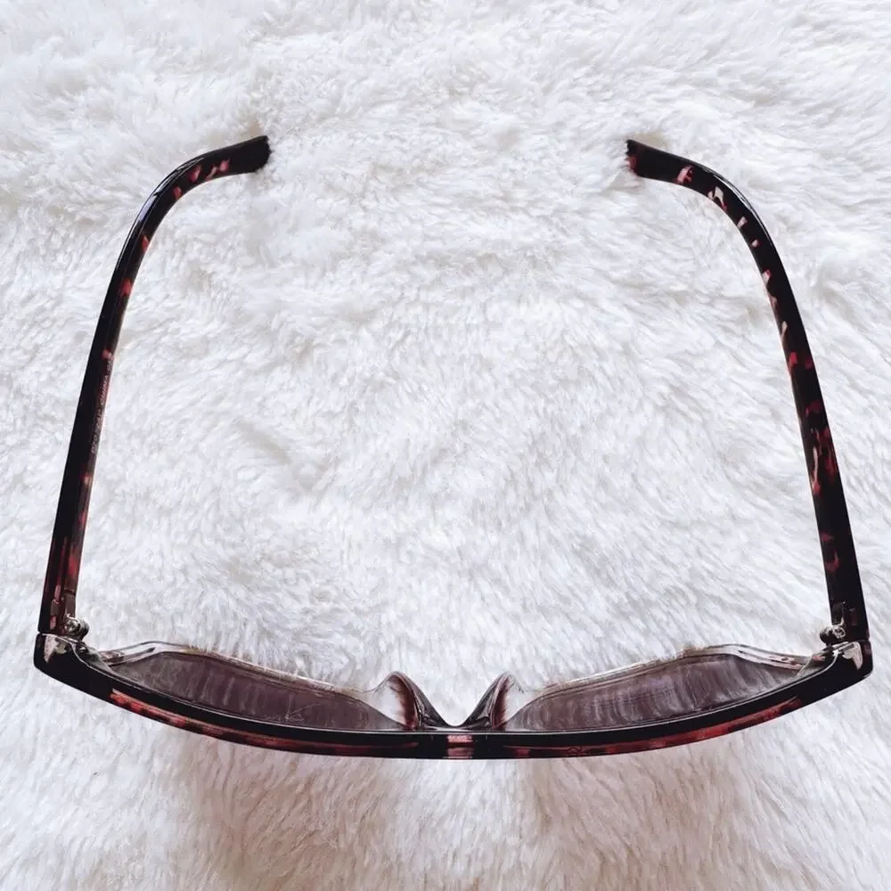 Kira Tortoise Brown & Clear Oversized Sunglasses
